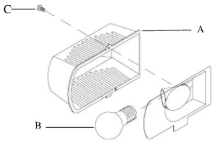 AMANA SX522VE - Frysebokssektionen - 1