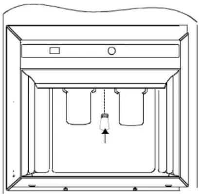 AMANA SBD522VE - Ice 'N' Water-automat (vissa modeller) - 1