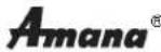 AMANA RC517MP - Varning - 1