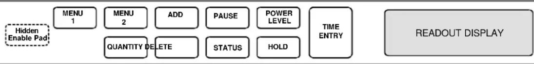AMANA RC517MP - Control Panel - 1