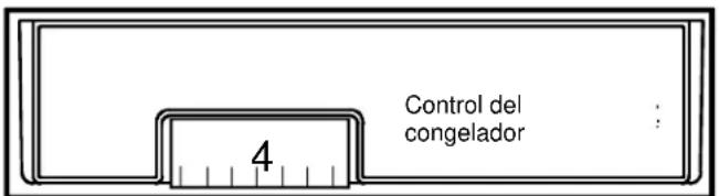 Control del congelador 4