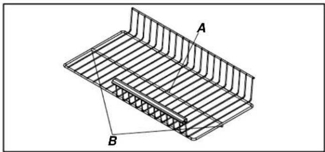 AMANA BX518VE - Uitschuifplank (sommige modellen) - 1
