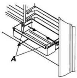AMANA BX518VE - Scomparto latticini (su alcuni modelli) - 2