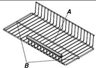 AMANA BX518VE - Tablette coulissante (sur certains modèles) - 1