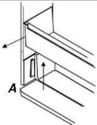 AMANA BX518VE - Barre de retenue pour récipients hauts (sur certains modèles) - 2