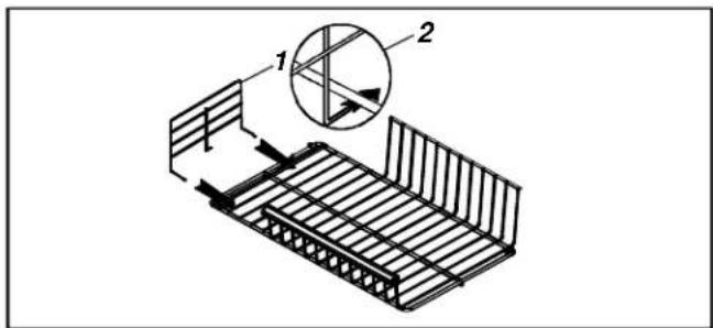 AMANA BX518VE - Uitschuifplank (sommige modellen) - 2