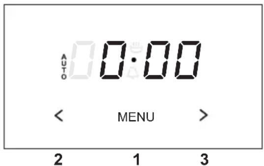 AUTO 0:00 < MENU > 2 1 3