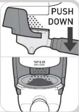 PUSH DOWN TAP & 90 SPRINDER