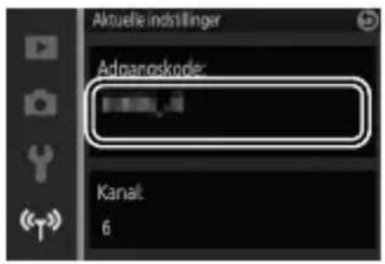 NIKON 1 J5 - Indtast en adgangskode. - 2