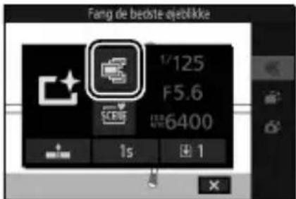 NIKON 1 J5 - Vælg indstillingen □. - 2
