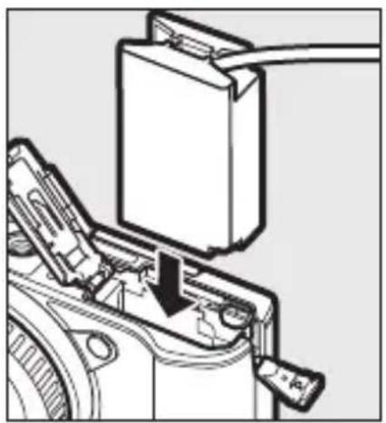 NIKON 1 J5 - Isæt EP-5F-stikket til lysnetadapter. - 1