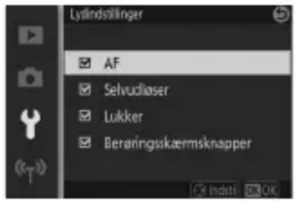 NIKON 1 J5 - Lydindstillinger - 1