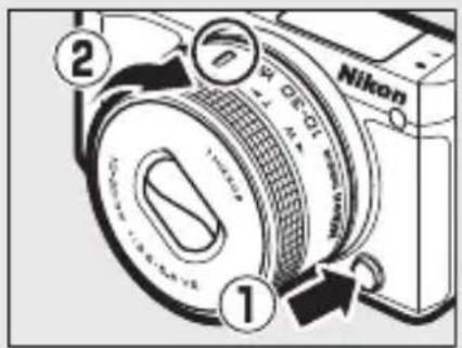 NIKON 1 J5 - Afmontering af objektivet - 1