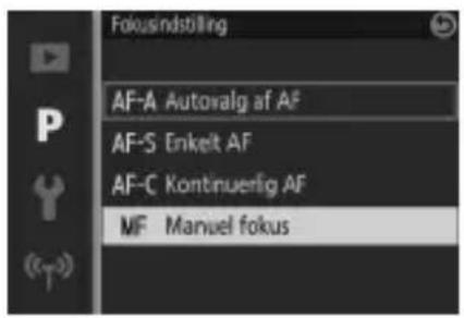NIKON 1 J5 - Vælg manuelt fokus. - 1