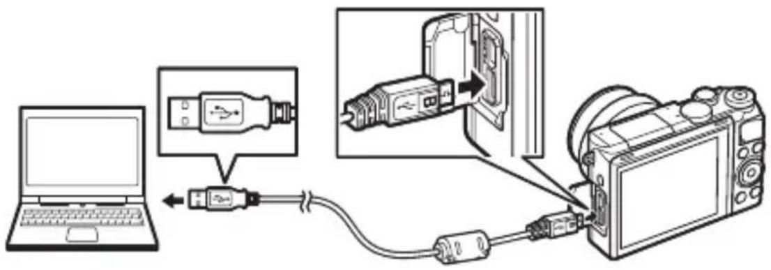 NIKON 1 J5 - Tilslut USB-kablet. - 1