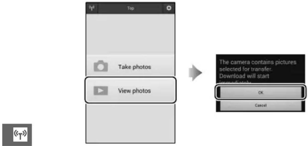 NIKON 1 J5 - Download af valgte billeder til smartenheden - 1