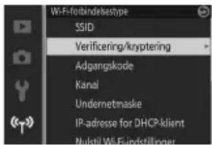NIKON 1 J5 - Aktivér kryptering. - 1