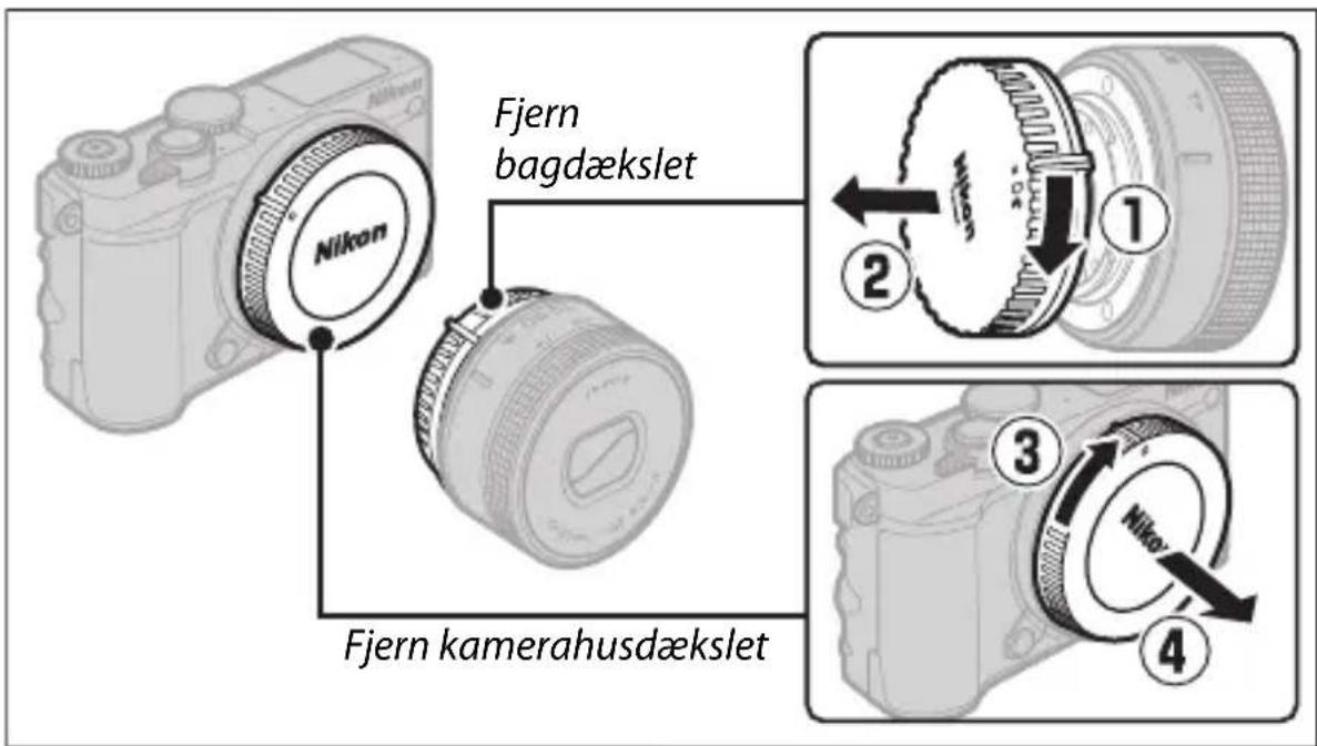 NIKON 1 J5 - Montér et objektiv. - 2