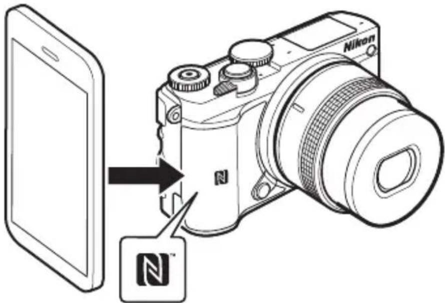 NIKON 1 J5 - Android: Tilslutning via NFC - 1