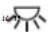 EINHELL TE-SM 36/210 Li Solo - Operating the LED lamp (Figs. 12, 23) - 1