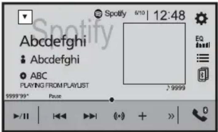 Spotify 6/10 | 12:48 Abcdefghi • Abcdefghi • ABC PLAYING FROM PLAYLIST 9999*99* Pause EQ real