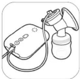 PHILIPS Avent SCF397 - Склопување на пумпата за измолзување - 10