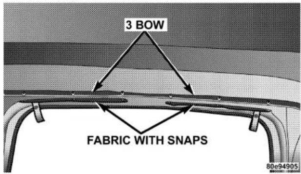 3 BOW FABRIC WITH SNAPS