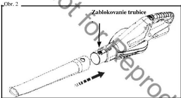Obr. 2 Zablokovanie trubice