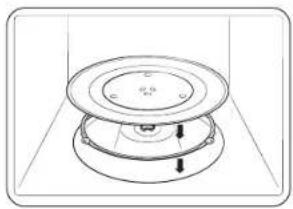SAMSUNG MS23T5018AG - Roterande platta - 1
