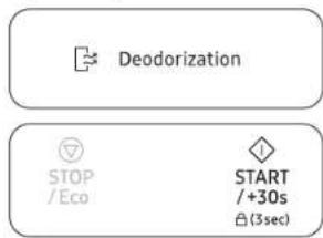 SAMSUNG MS23T5018AG - Använda Deodorisering - 1