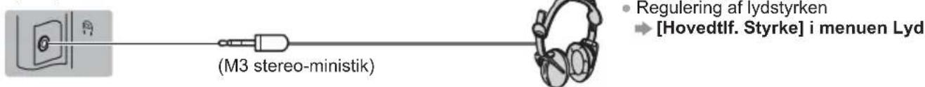(M3 stereo-ministik) Regulering af lydstyrken → [Hovedtlf. Styrke] i menuen Lyd
