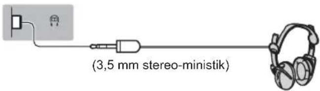 (3,5 mm stereo-ministik)