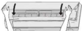 PANASONIC S-22MK2E5 - Αφαιρέστε τον εμπρός πίνακα - 1