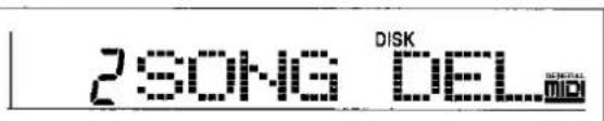 PANASONIC SX-KC600 - SONG DELETE - 1