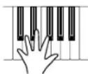 PANASONIC SX-KC611 - ■ Fingered mode - 1
