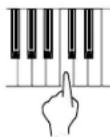 PANASONIC SX-KC611 - ■ One Finger (1 Finger) mode - 1