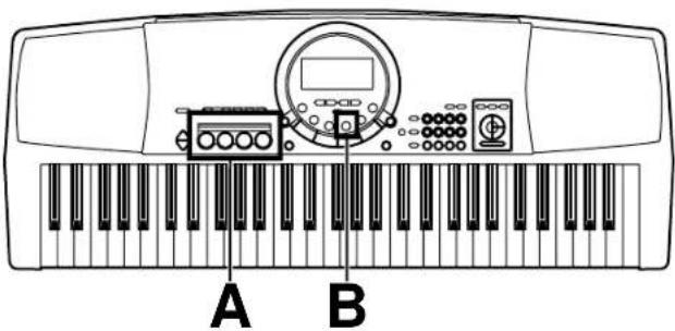 A B