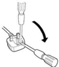 PANASONIC SX-KC611 - How to replace the fuse - 1
