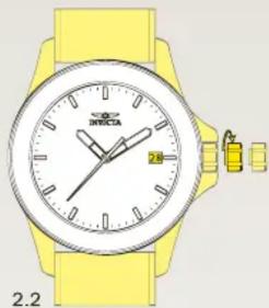INVICTA Pro Diver 13699 - Set of Date - 2