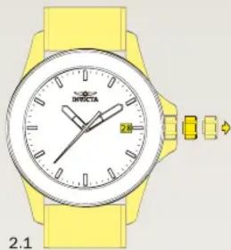 INVICTA Pro Diver 13699 - Set of Date - 1