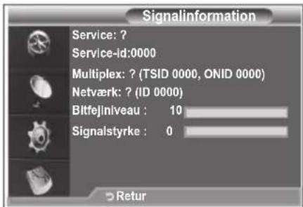 SAMSUNG LE26R89BD - Du kan få informationer om signalets status. - 1