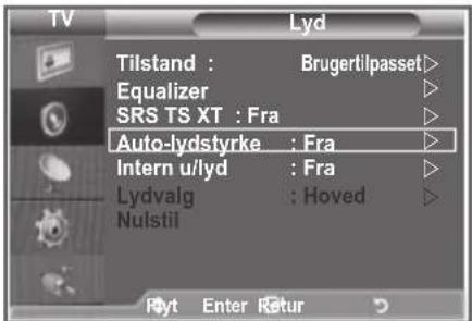 SAMSUNG LE26R89BD - Automatisk justering af lydstyrken - 1