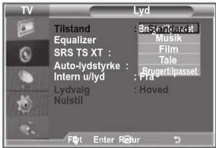 SAMSUNG LE26R89BD - Ændring af lydstandard - 2