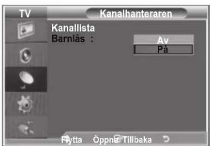 TV Kanalhanteraren Kanallista Barnläs : Av Pa Flytta Öppnä Tillbaka