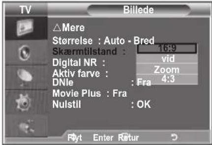 SAMSUNG LE26R89BD - Valg af skærmtilstand - 2
