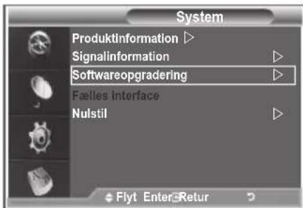 SAMSUNG LE26R89BD - Opgradering af softwaren - 1