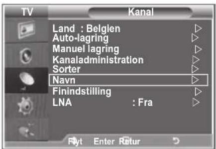 SAMSUNG LE26R89BD - Sortering af de lagrede kanaler - 3