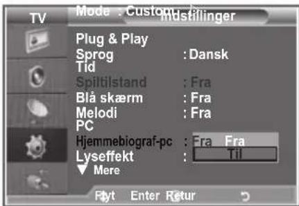 SAMSUNG LE26R89BD - Indstilling af hjemmebiograf-pc - 2