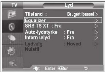SAMSUNG LE26R89BD - Justering af lydindstillinger - 1