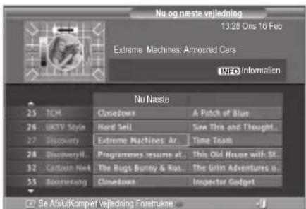SAMSUNG LE26R89BD - Visning af EPG-informationer (Elektronisk Program Guide) - 1